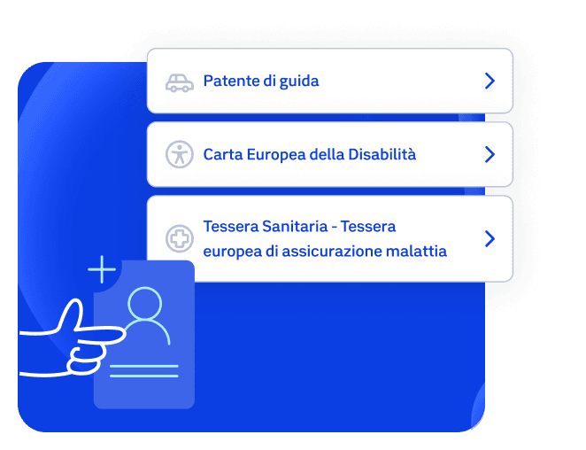 I documenti digitali che si possono aggiungere in app