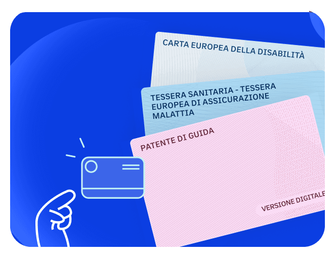 Documenti personali che è possibile aggiungere al portafoglio dell'app